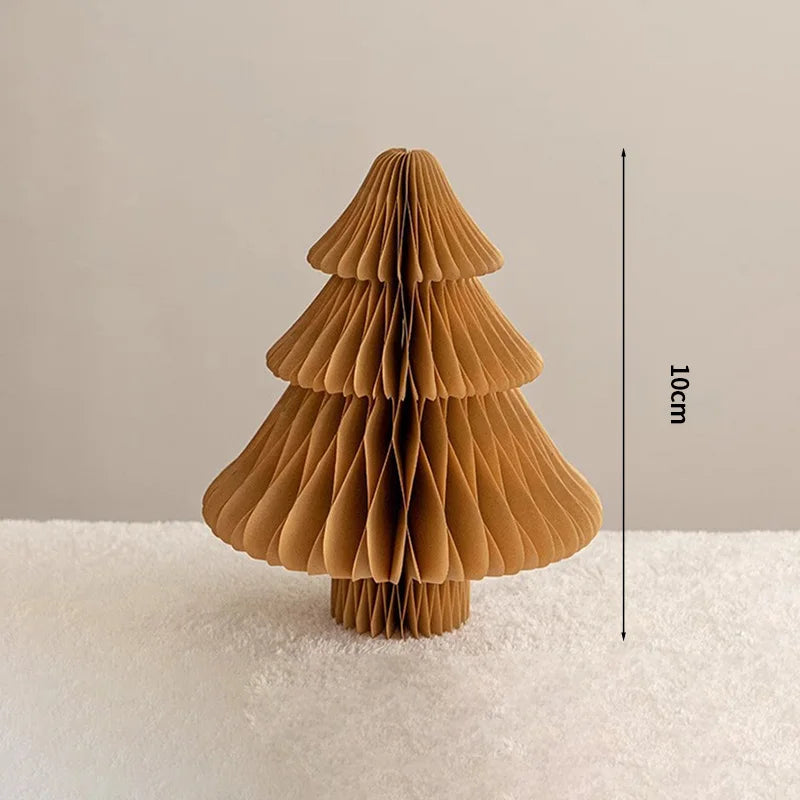 Christmas Tree Hanging Pendant – Cute Cardstock Ornaments | 2025 Xmas Home, Wall & Party Decorations New Year Decor