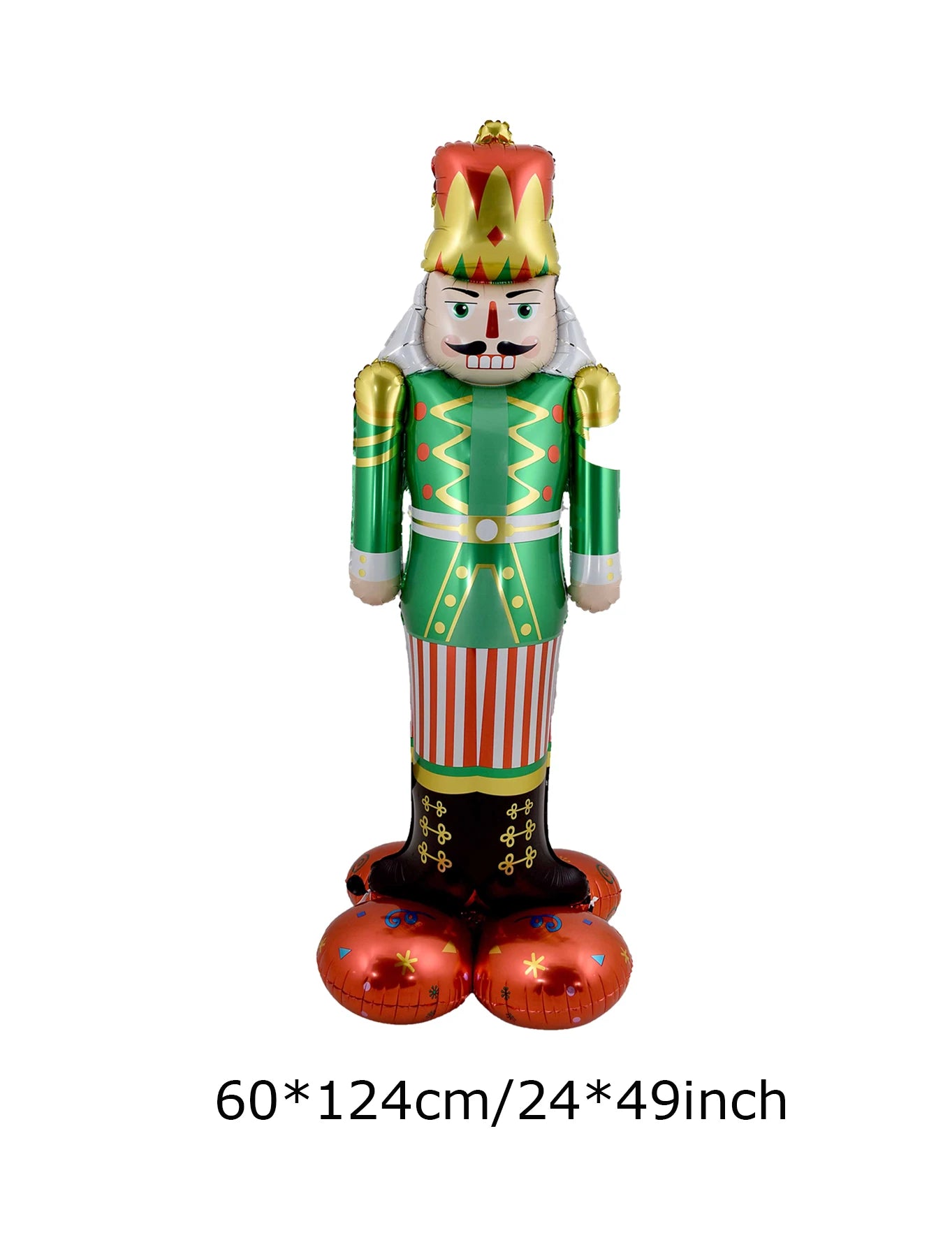 Large Christmas Balloon Set – Santa, Snowman & Elk Pedestal Decoration | Xmas Tree Party Display & New Year 2026 Decor