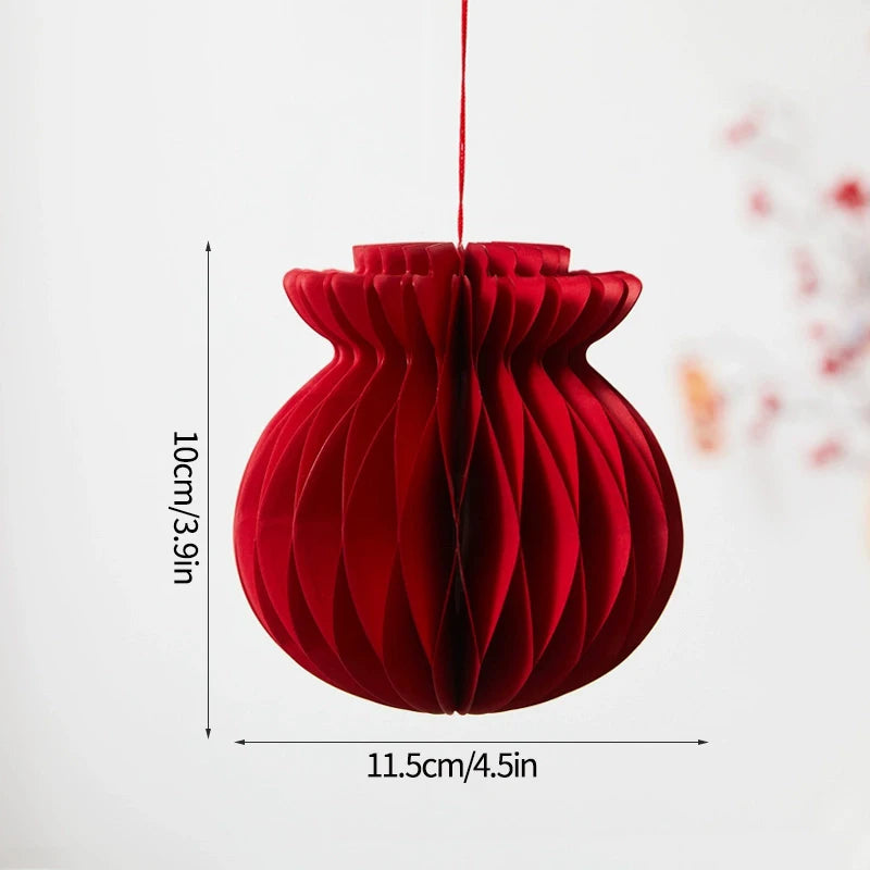 Christmas Tree Hanging Pendant – Cute Cardstock Ornaments | 2025 Xmas Home, Wall & Party Decorations New Year Decor