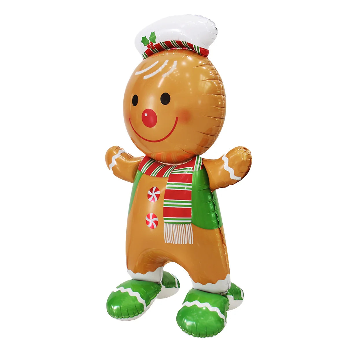 Large Christmas Balloon Set – Santa, Snowman & Elk Pedestal Decoration | Xmas Tree Party Display & New Year 2026 Decor