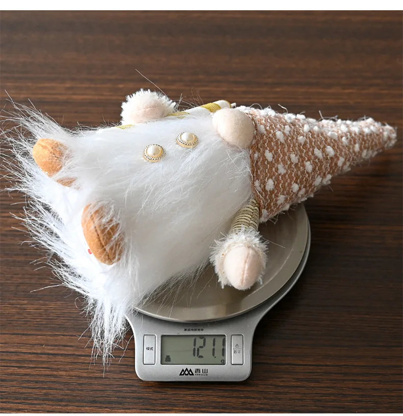 30cm Glowing Gnome Christmas Faceless Doll – LED Light Tree Decoration & Holiday Gift 2025