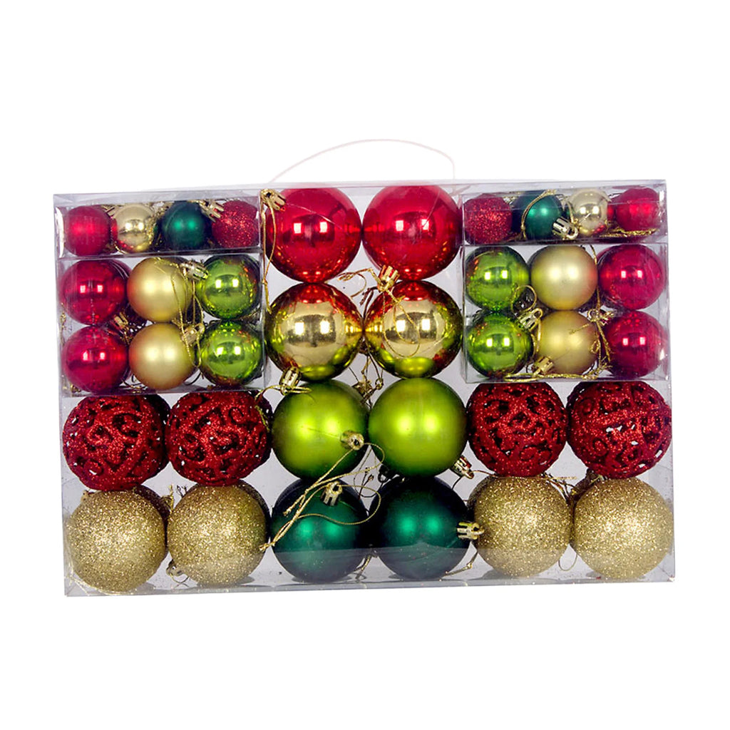 100Pcs Shatterproof Christmas Ball Ornaments – Holiday Tree Decorations for Christmas, Wedding, Party, and Home