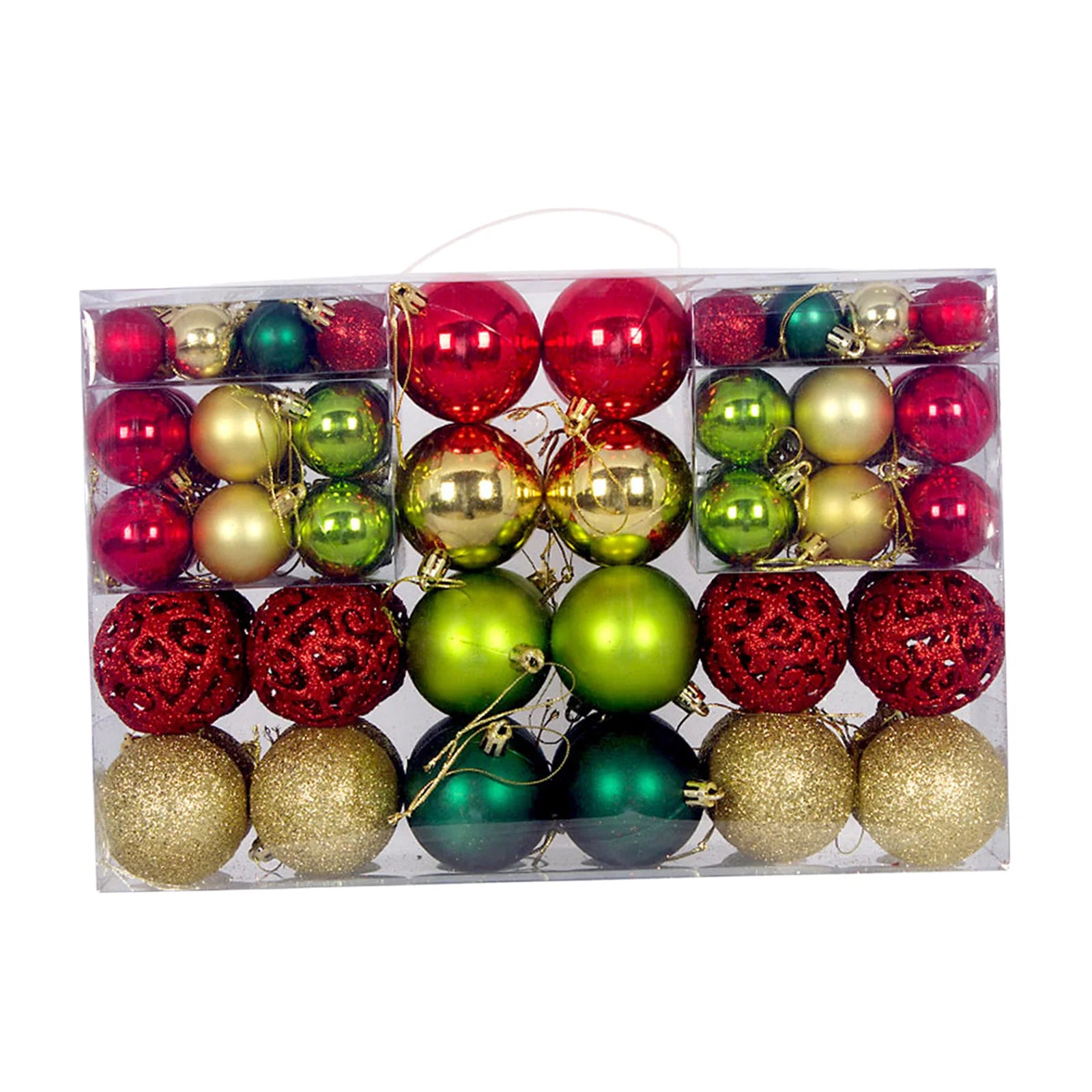 100Pcs Shatterproof Christmas Ball Ornaments – Holiday Tree Decorations for Christmas, Wedding, Party, and Home