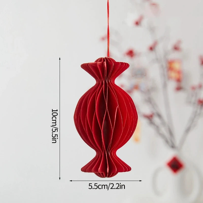 Christmas Tree Hanging Pendant – Cute Cardstock Ornaments | 2025 Xmas Home, Wall & Party Decorations New Year Decor