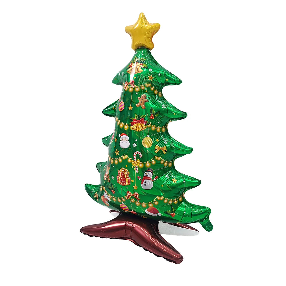 Large Christmas Balloon Set – Santa, Snowman & Elk Pedestal Decoration | Xmas Tree Party Display & New Year 2026 Decor