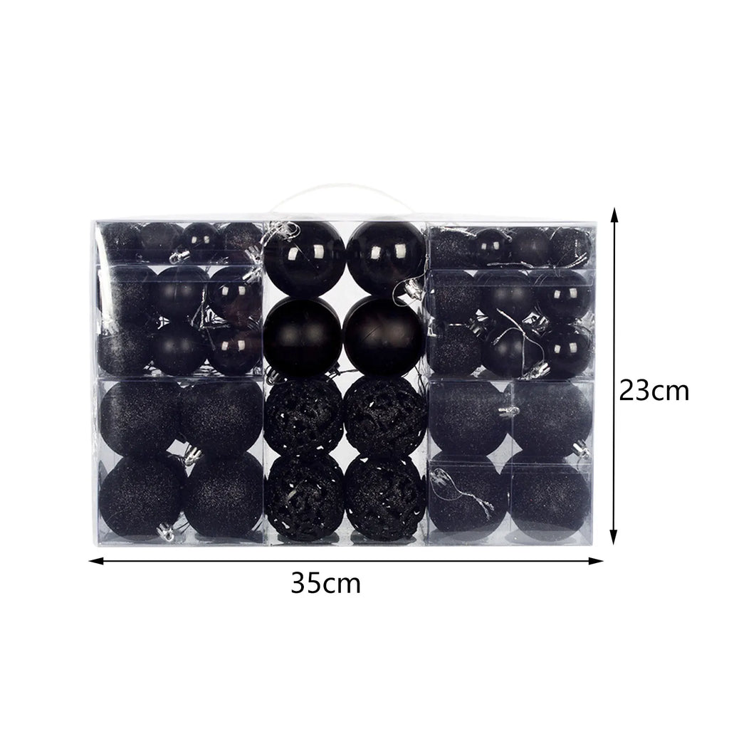 100Pcs Shatterproof Christmas Ball Ornaments – Holiday Tree Decorations for Christmas, Wedding, Party, and Home