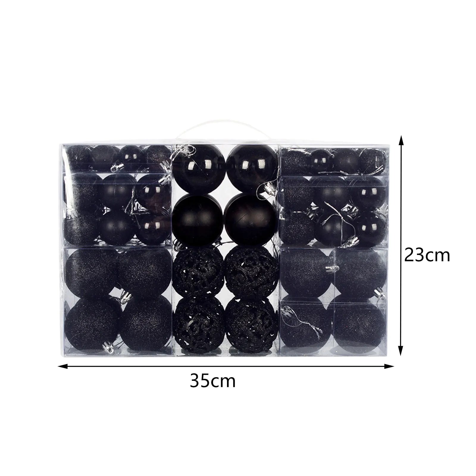 100Pcs Shatterproof Christmas Ball Ornaments – Holiday Tree Decorations for Christmas, Wedding, Party, and Home