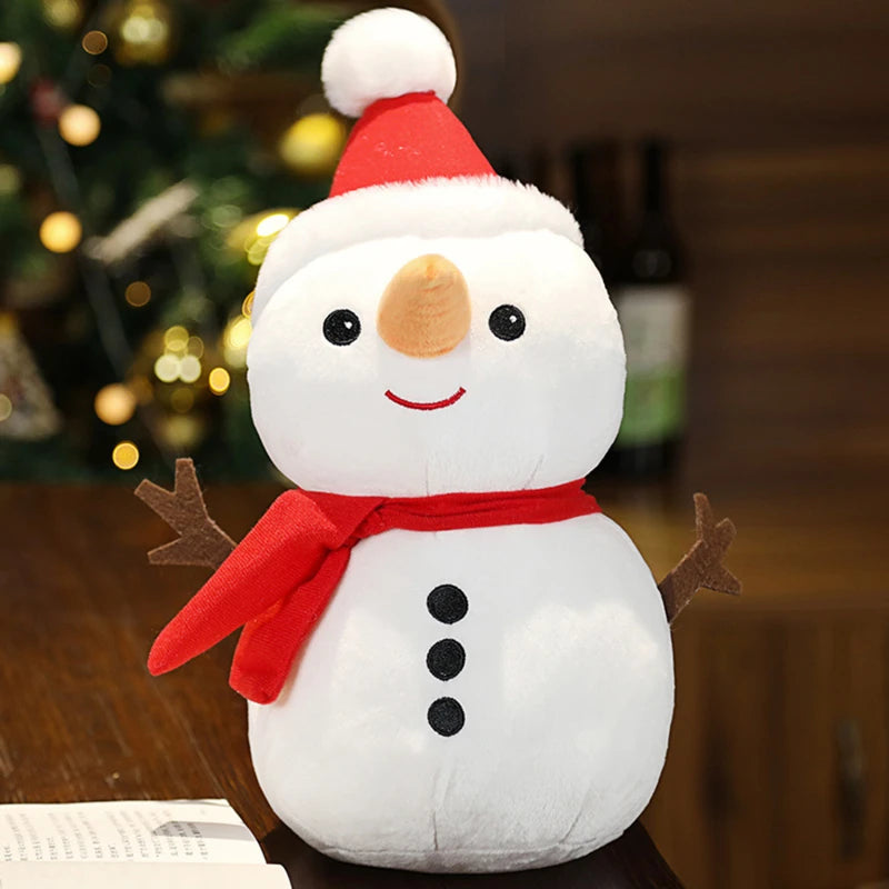 Christmas Santa Claus & Snowman Plush Dolls – 23cm / 40cm Holiday Decorations & Gifts 2025
