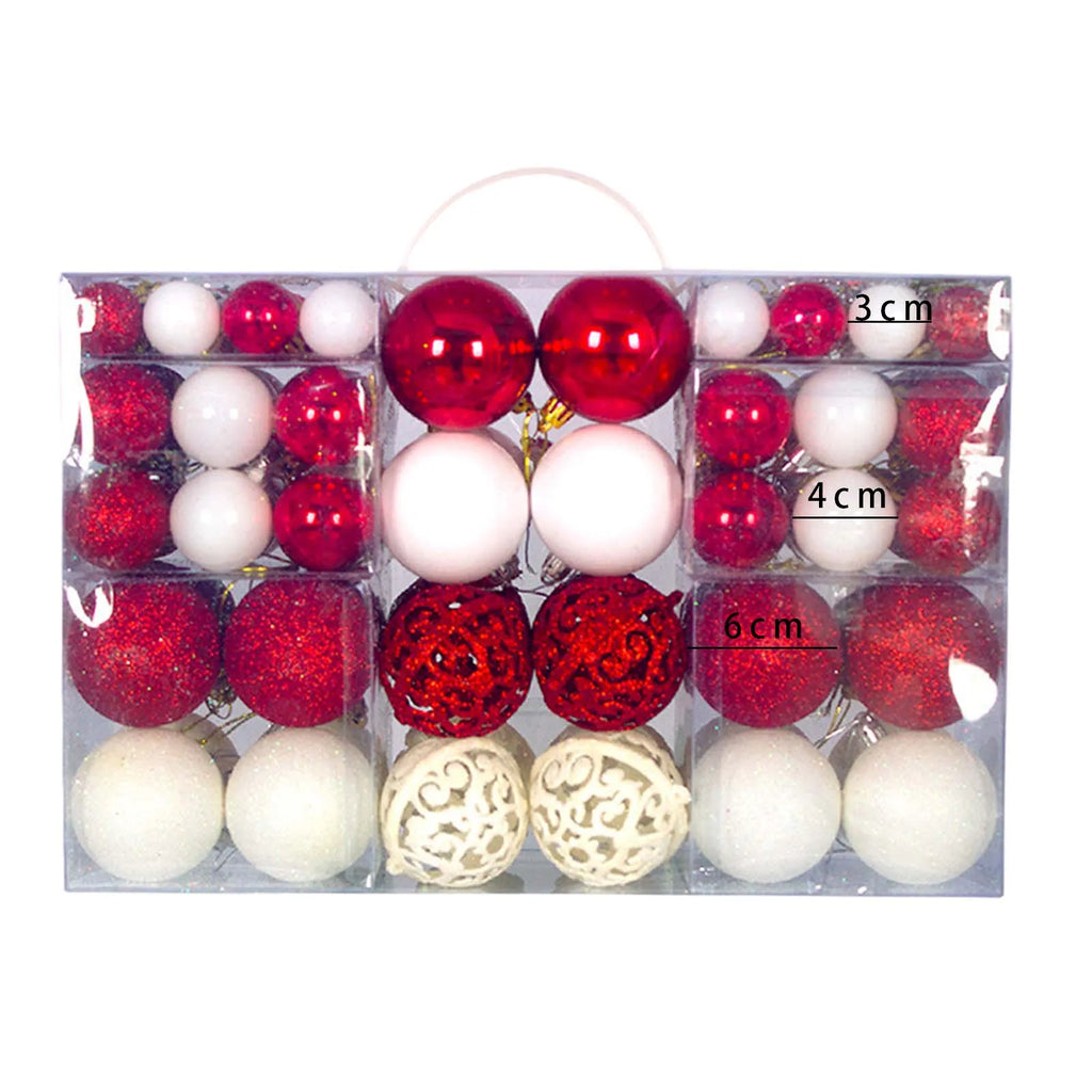 100Pcs Shatterproof Christmas Ball Ornaments – Holiday Tree Decorations for Christmas, Wedding, Party, and Home