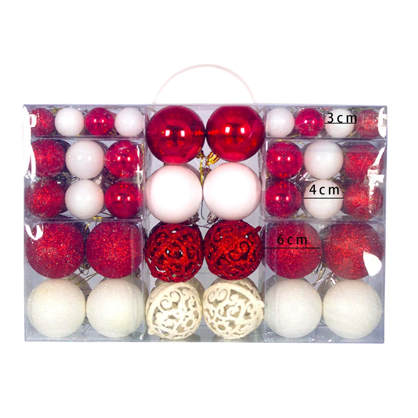 100Pcs Shatterproof Christmas Ball Ornaments – Holiday Tree Decorations for Christmas, Wedding, Party, and Home