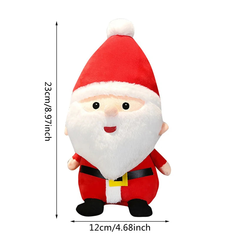Christmas Santa Claus & Snowman Plush Dolls – 23cm / 40cm Holiday Decorations & Gifts 2025