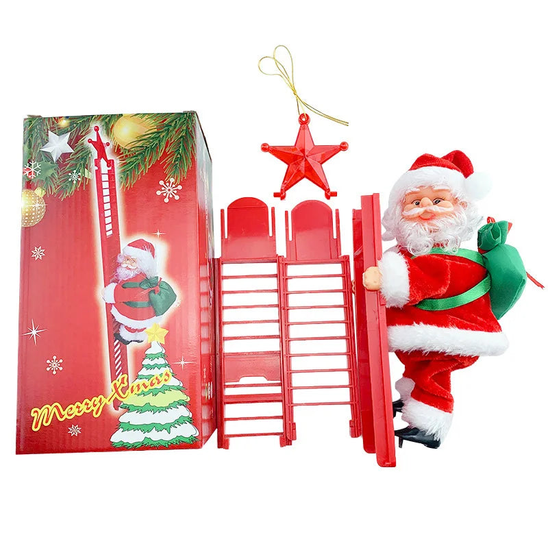 Electric Santa Plush Toy – Dancing & Swinging Belly Santa Claus Christmas Decoration 2025