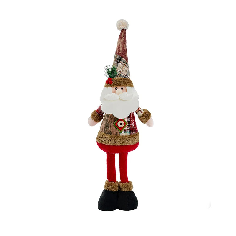 Christmas Standing Dolls – Santa Claus, Snowman & Reindeer Figurines | 2025 Holiday Home Decorations