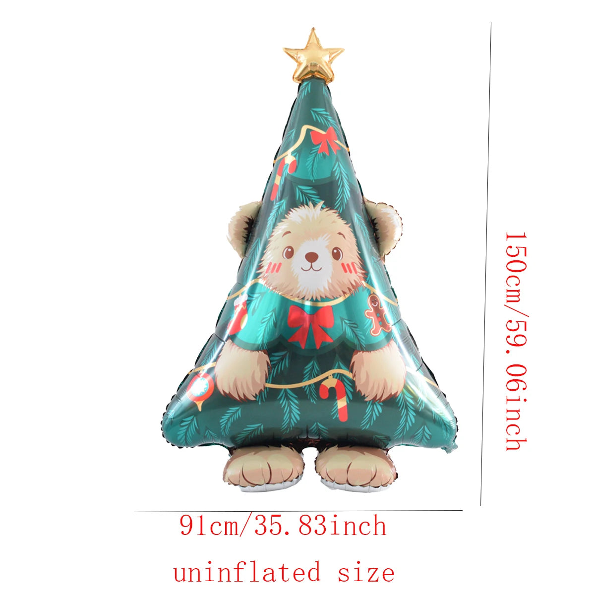 Large Christmas Balloon Set – Santa, Snowman & Elk Pedestal Decoration | Xmas Tree Party Display & New Year 2026 Decor