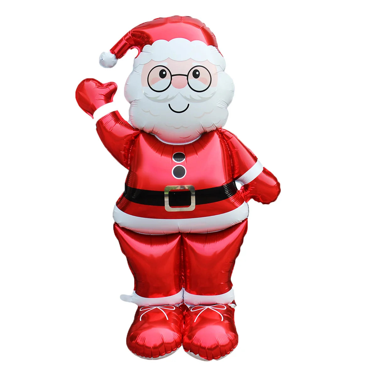 Large Christmas Balloon Set – Santa, Snowman & Elk Pedestal Decoration | Xmas Tree Party Display & New Year 2026 Decor