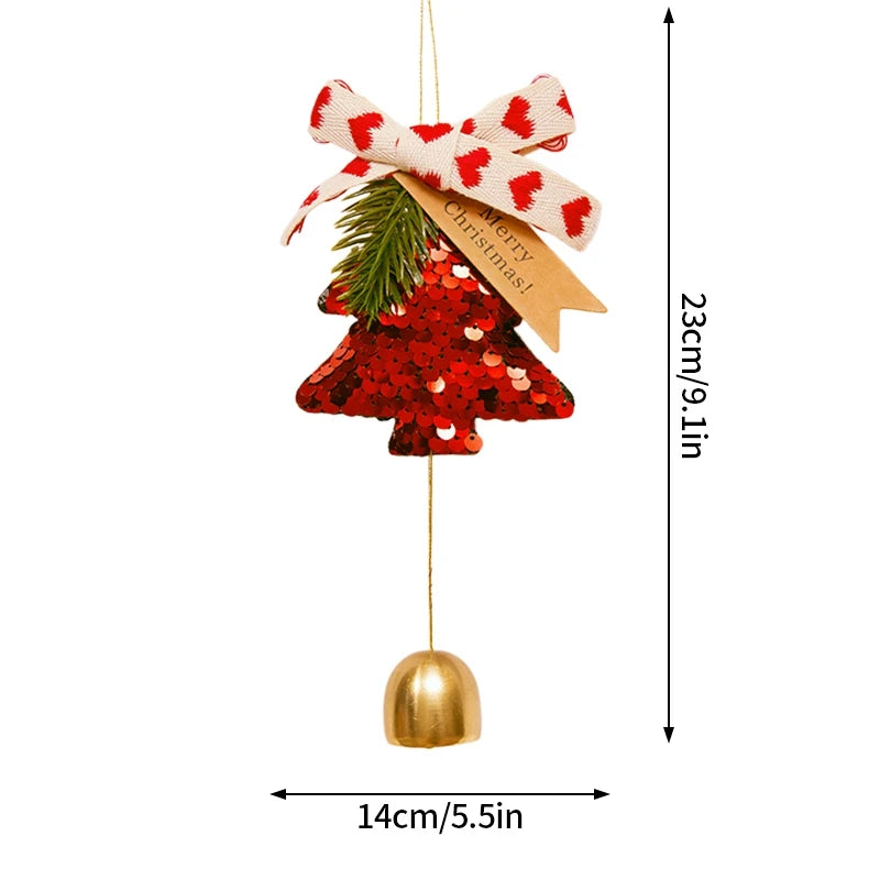 Christmas Tree Hanging Pendant – Cute Cardstock Ornaments | 2025 Xmas Home, Wall & Party Decorations New Year Decor